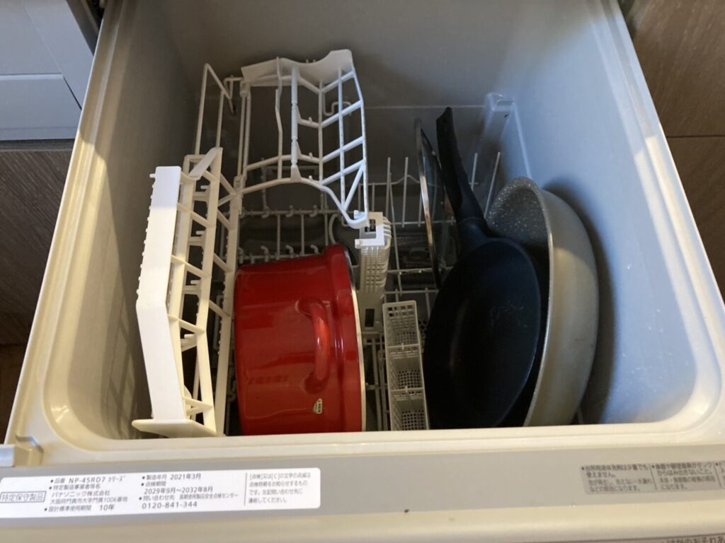 グレードアップした深型食器洗い乾燥機を撮影した写真