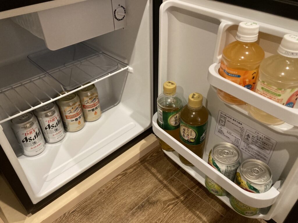 客室の冷蔵庫